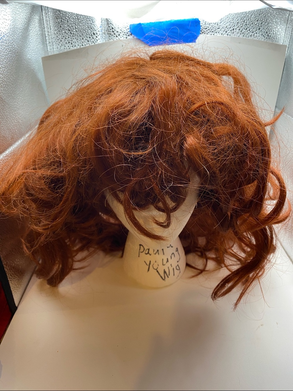 Red Curly Women's Wig - Unbranded